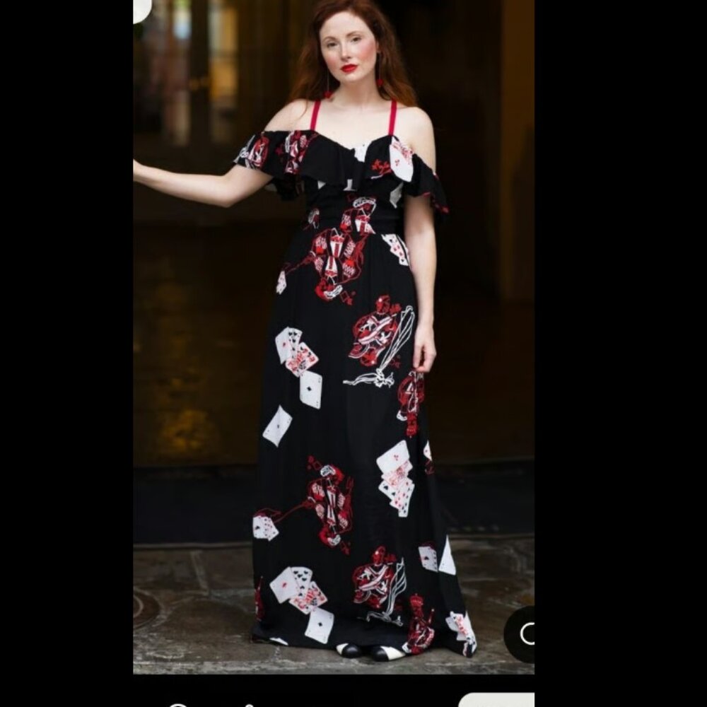 Trashy Diva Queen of Hearts Hollywood dress